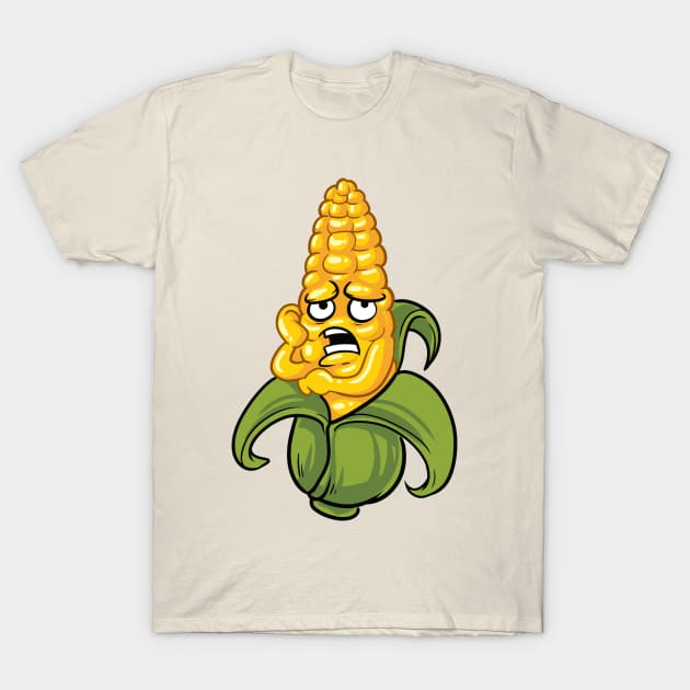 Bored Corn - Funny Gluten-Free Diet T-Shirt by Shirtbubble